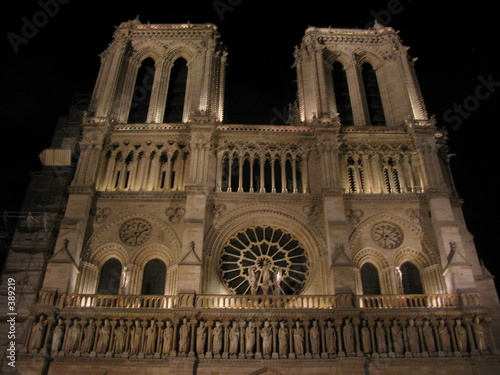 notre dame by night