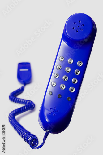 blue telephone photo
