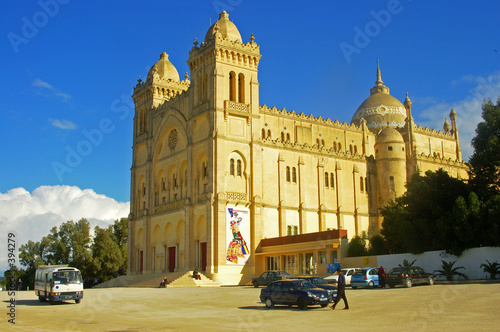 french cathedral in carthage photo