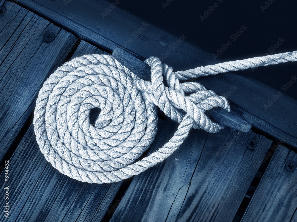 Fototapeta premium boat rope