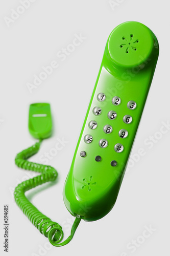 green telephone photo