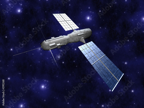 Fototapeta Naklejka Na Ścianę i Meble -  satellite - starfield background