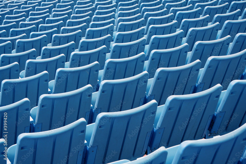 empty stadium seats