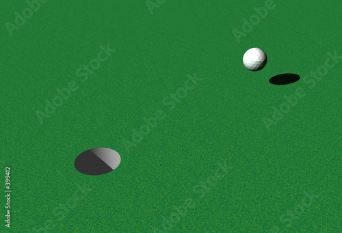 Quadro su tela hole in one