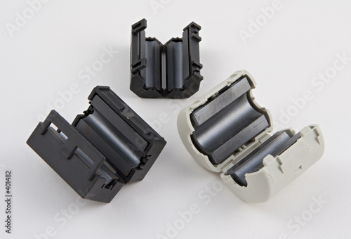 three ferrite chokes
