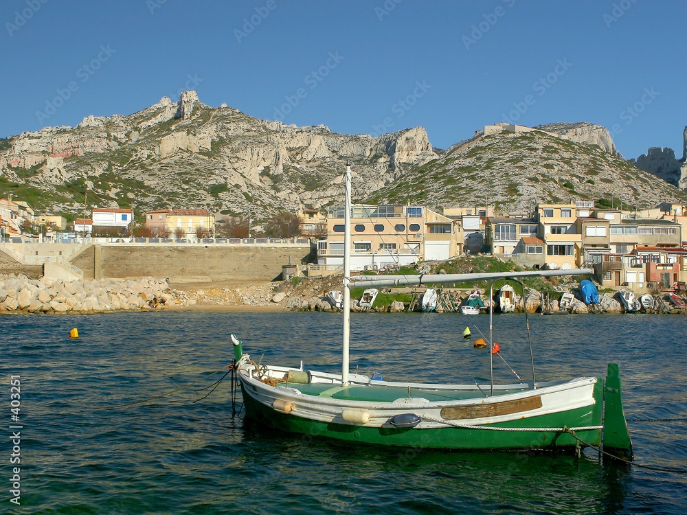 Bâteau de pêcheur provençal