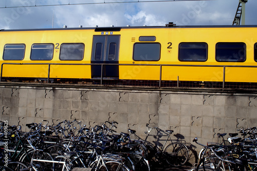 first bike then train photo