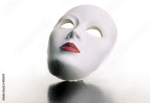 white mask
