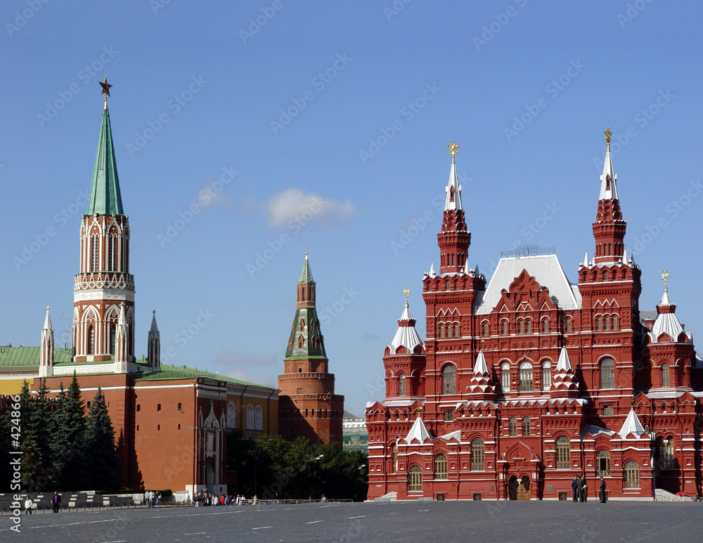 Fototapeta premium red square,moscow,russia
