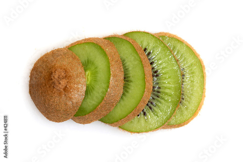 sliced kiwi