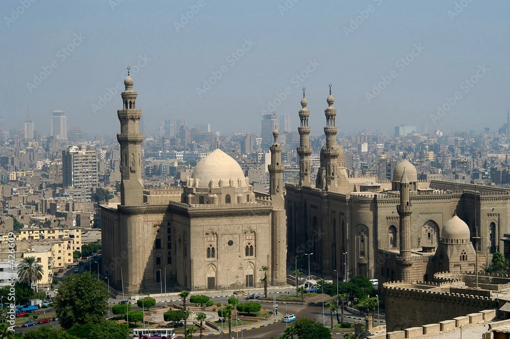 Fototapeta premium view of cairo's citadelle