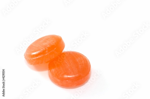 Quadro em tela oange cough drop (two)
