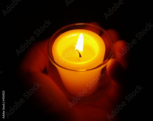 flame in hand