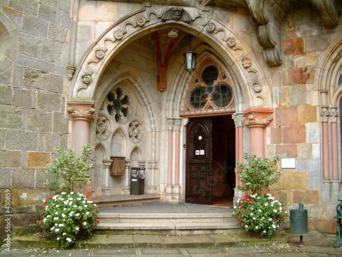 romantic castle entrance