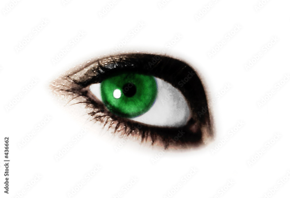 abstract green eye abstract green eye