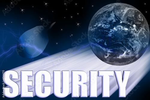 security 3-d illustration