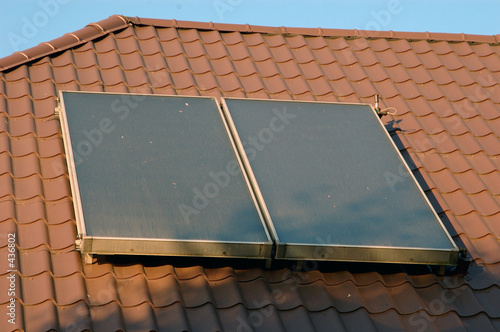 flat-plate solar collector