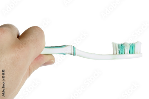 worn out toothbrush