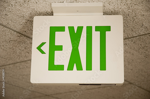 exit sign