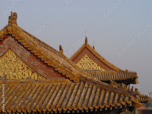 chinese rooftops photo