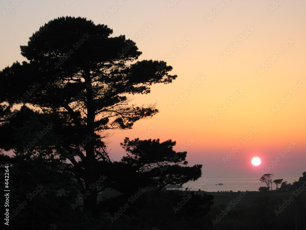 Obraz premium coucher de soleil