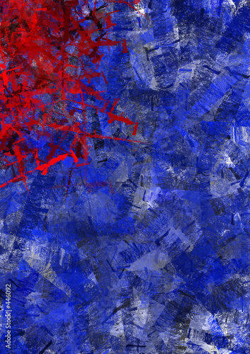 red and blue textures
