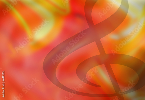 treble clef music notes background