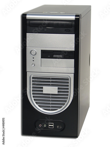 desktop pc computer isolated