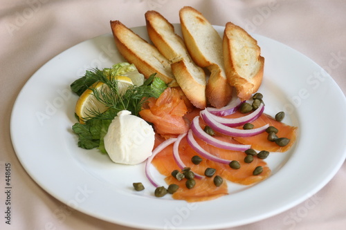 smoked salmon
