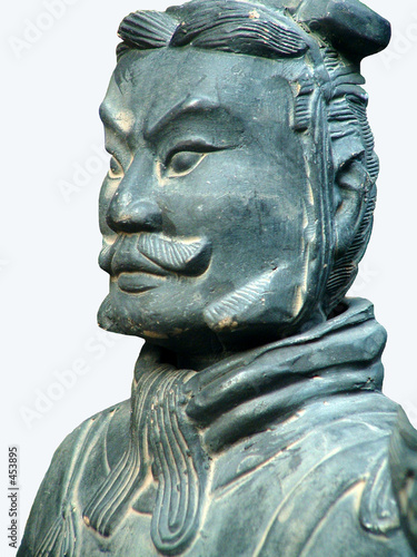 terracotta soldier of ancient chinese emporer qin