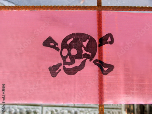 Canvastavla danger