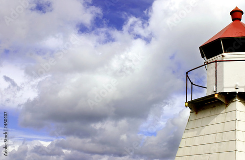 clouds and lighthouse