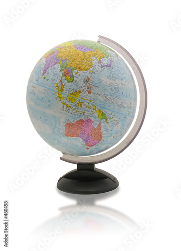 isolated globe