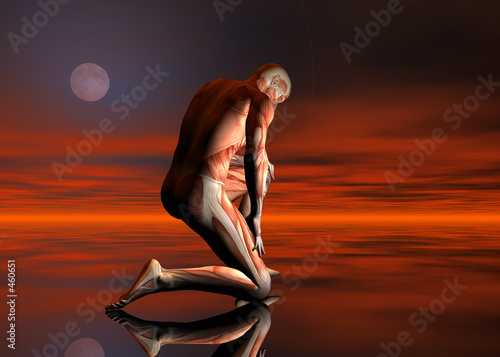 Quadro em tela muscles