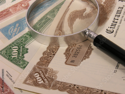 stock certificates