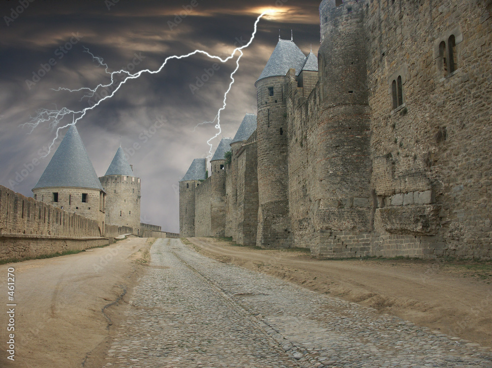 Obraz na plátně halloween castle