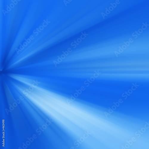 blue rays of light