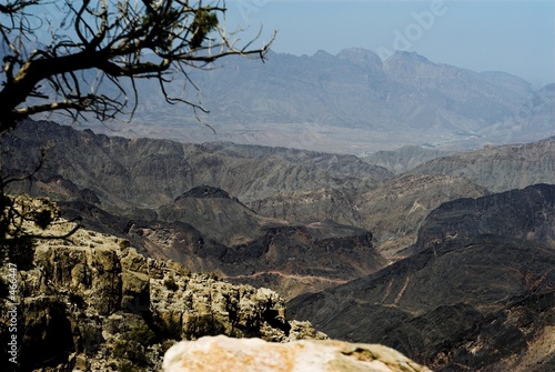 track into the hajar mountains - oman