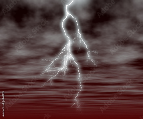 lightning strike photo