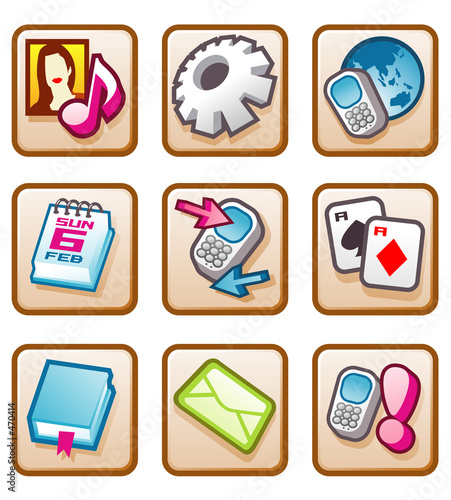 mobile icons