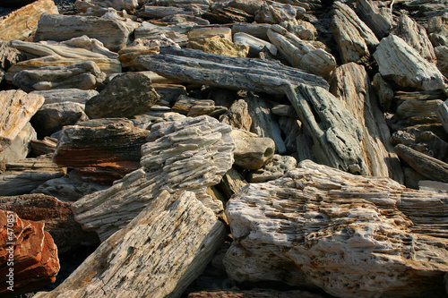 wooden rocks