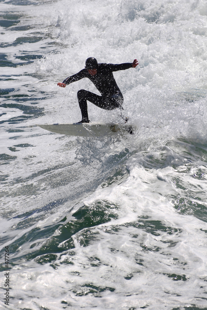 airborne surfer