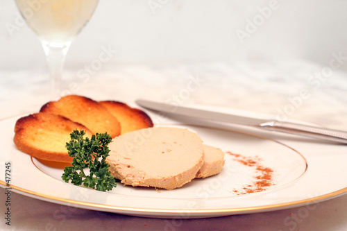 assiette de foie gras