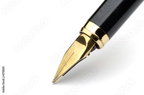 golden fountain pen
