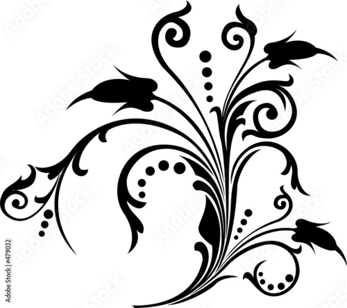 scroll, cartouche, decor