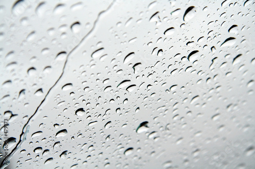 Fotografie, Obraz drops of water on a window pane