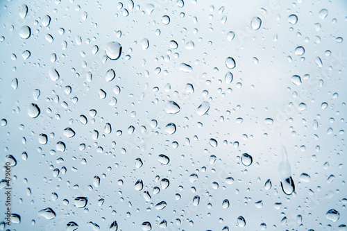 Foto drops of water on a window pane