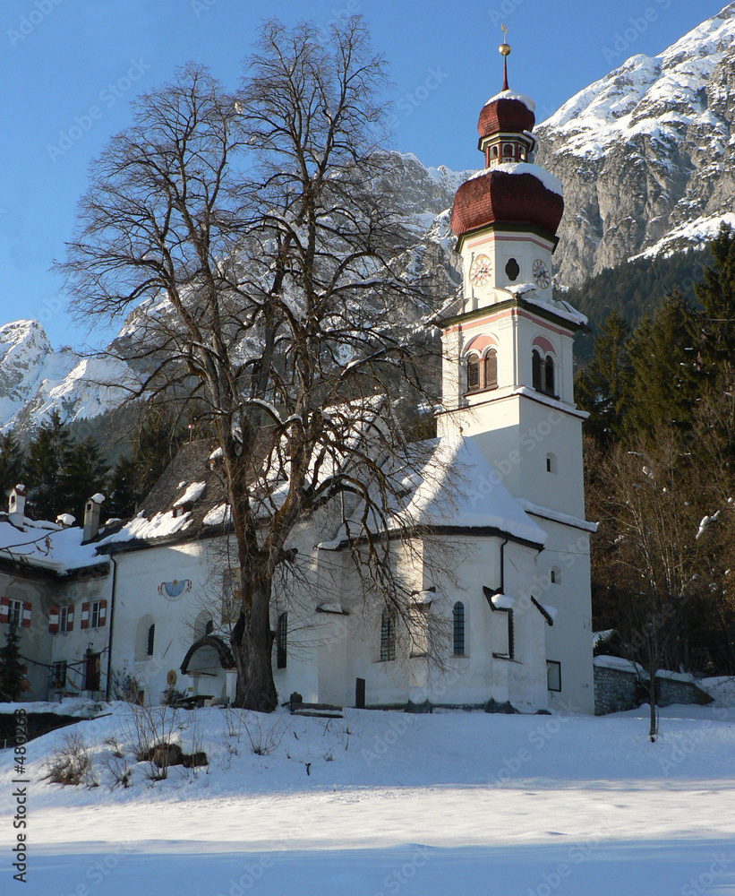 st.martin, gnadenwald im winter