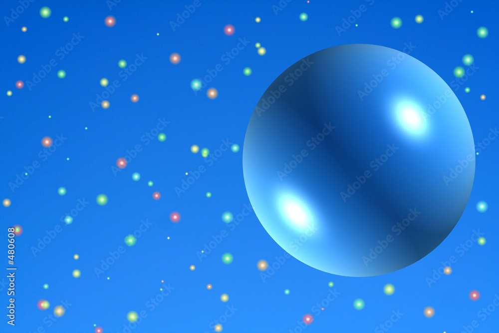 sphère bleue