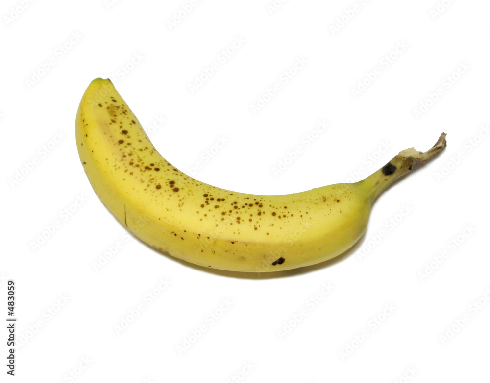 isolated banana